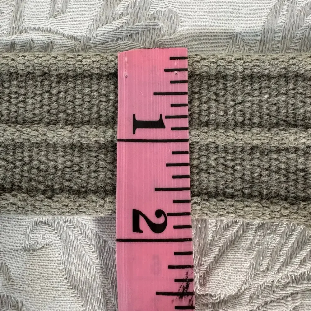 COTTON CANVAS Belt Unisex Pistachio Green Sz L Masculine Androgynous Work Wear